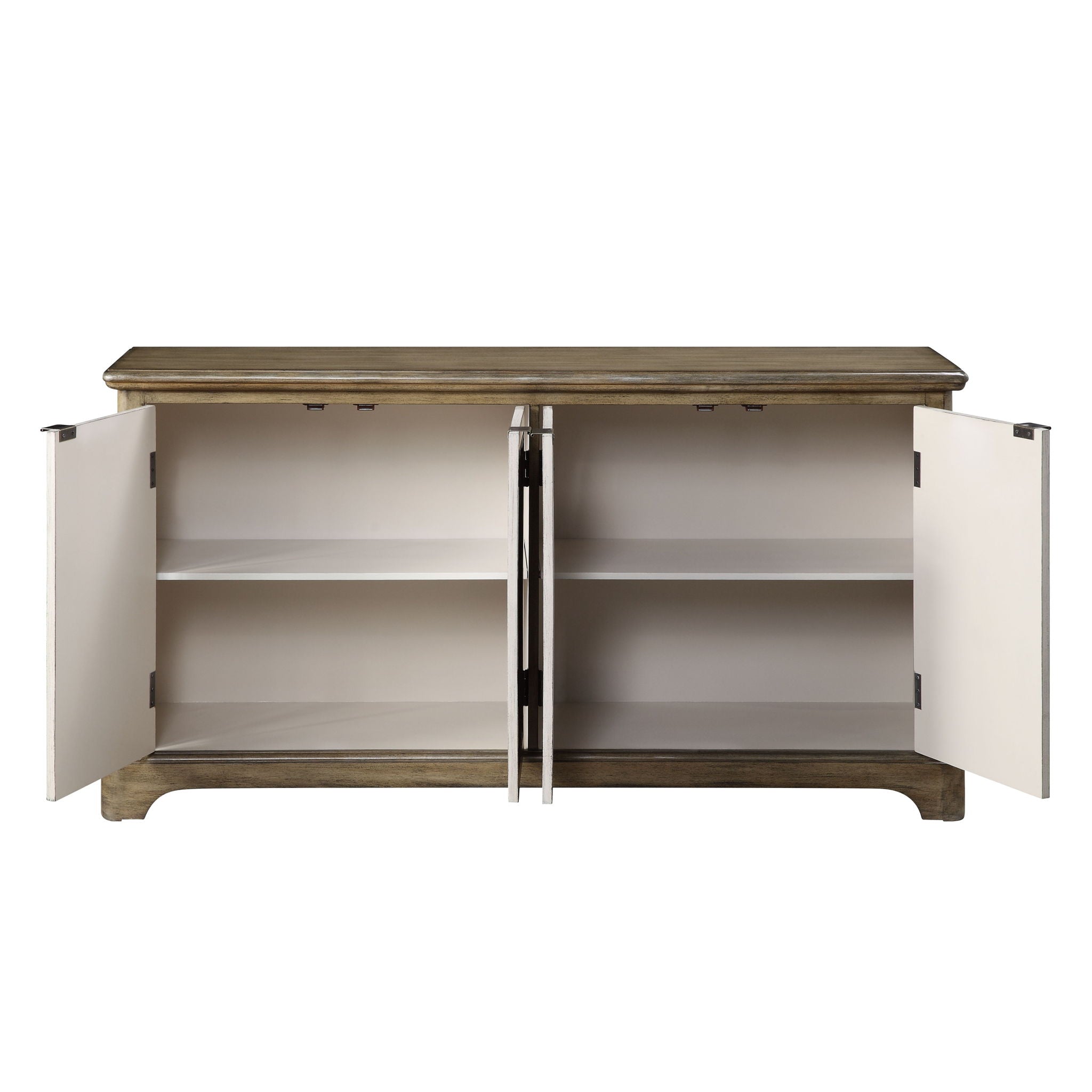 Orana - Console Cabinet - Oak, alternate view 4 with wood construction