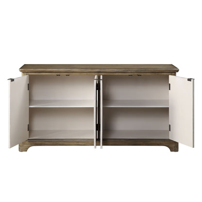 Orana - Console Cabinet - Oak, alternate view 4 with wood construction