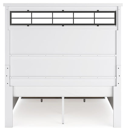 Ashbryn - Panel Storage Bed, alternate view 6 with metal