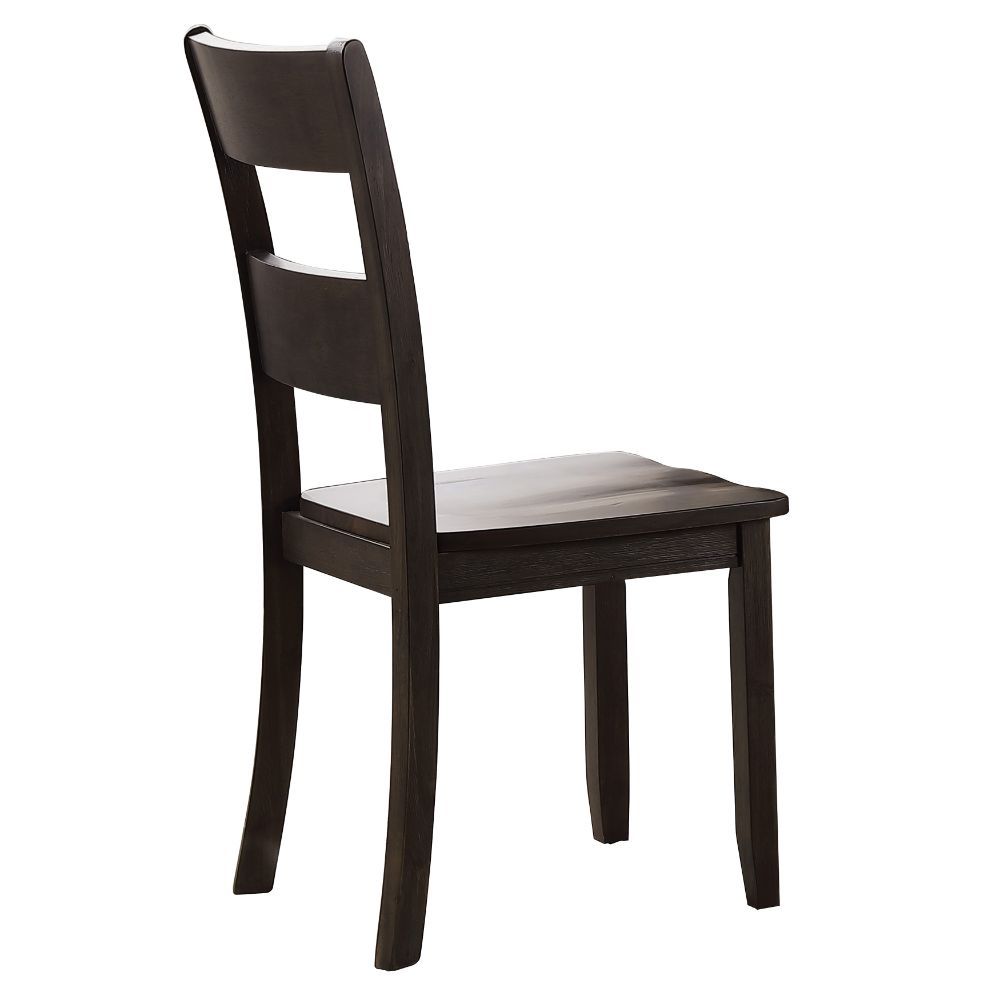 Haddie - Side Chair (Set of 2) - Distressed Walnut, product view with wood construction
