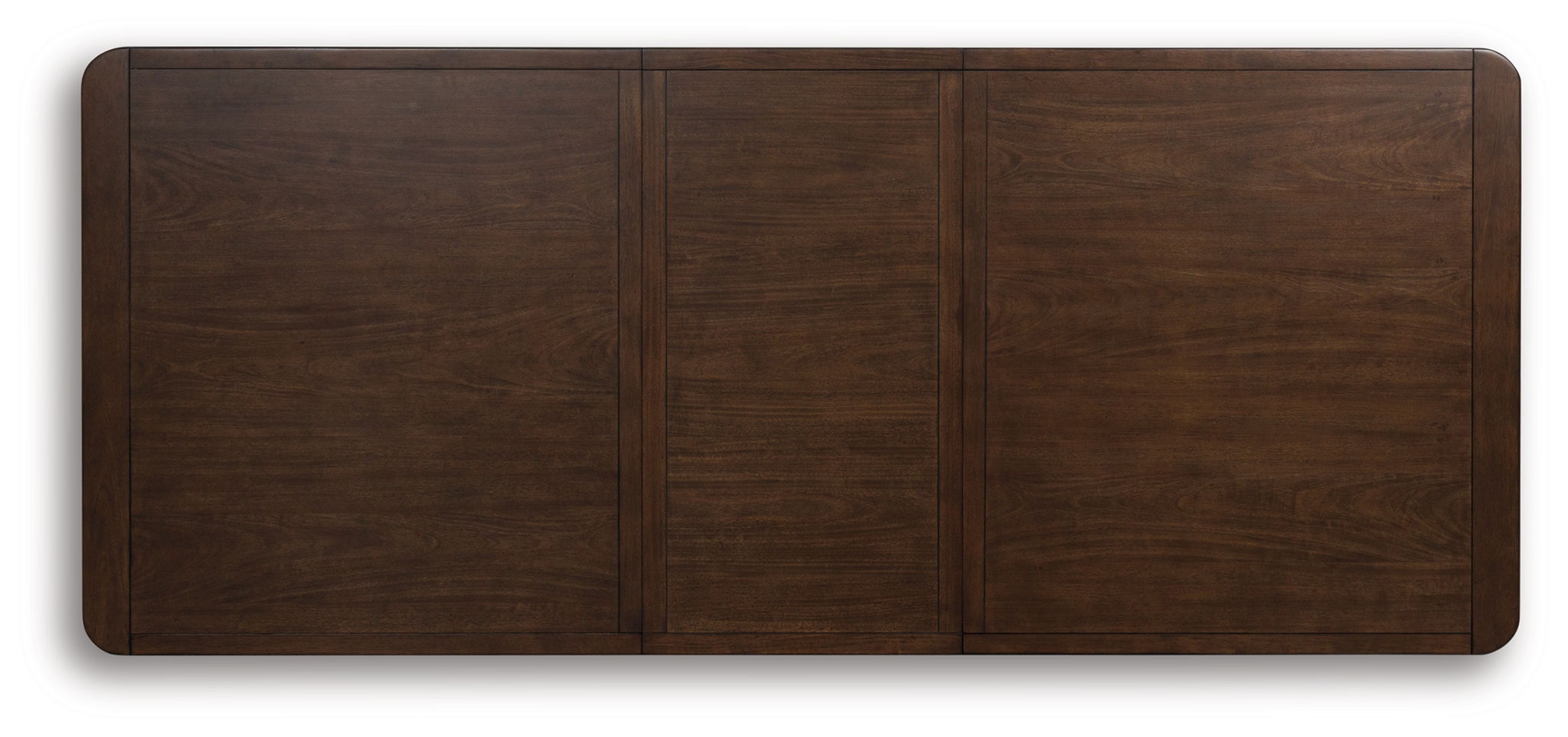 Dilenno - Rectangular Dining Room Extension Table - Dark Brown, alternate view 4 with solid wood