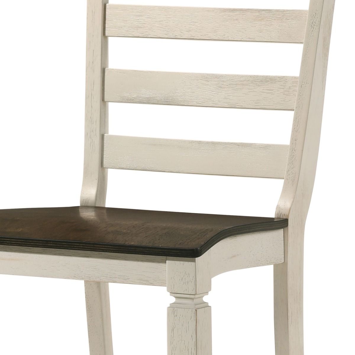 Tasnim - Counter Height Chair (Set of 2) - Oak & Antique White, alternate view 7 with linen fabric