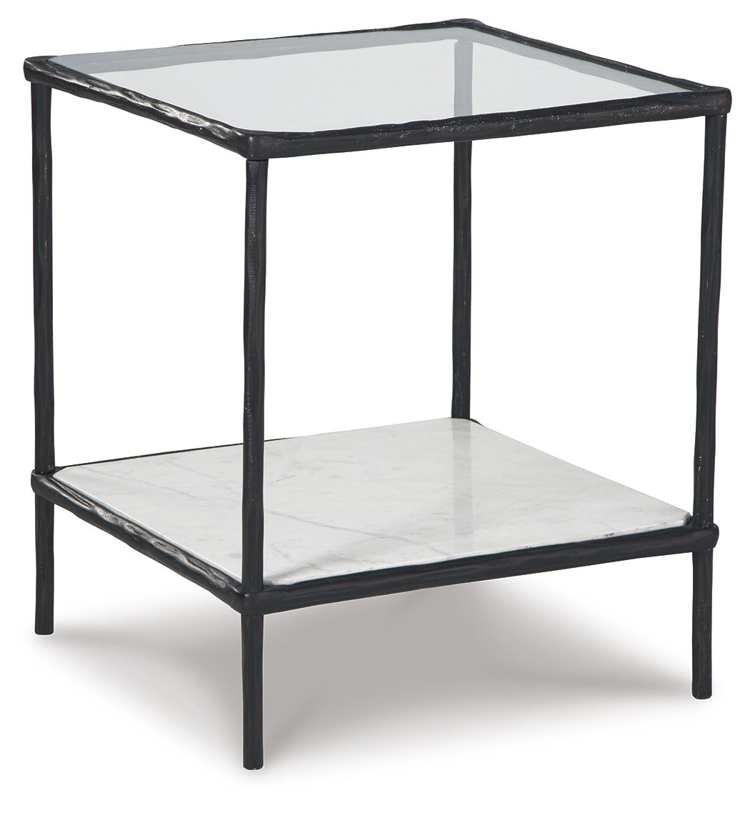 Ryandale - Accent Table, alternate view 2 with marble