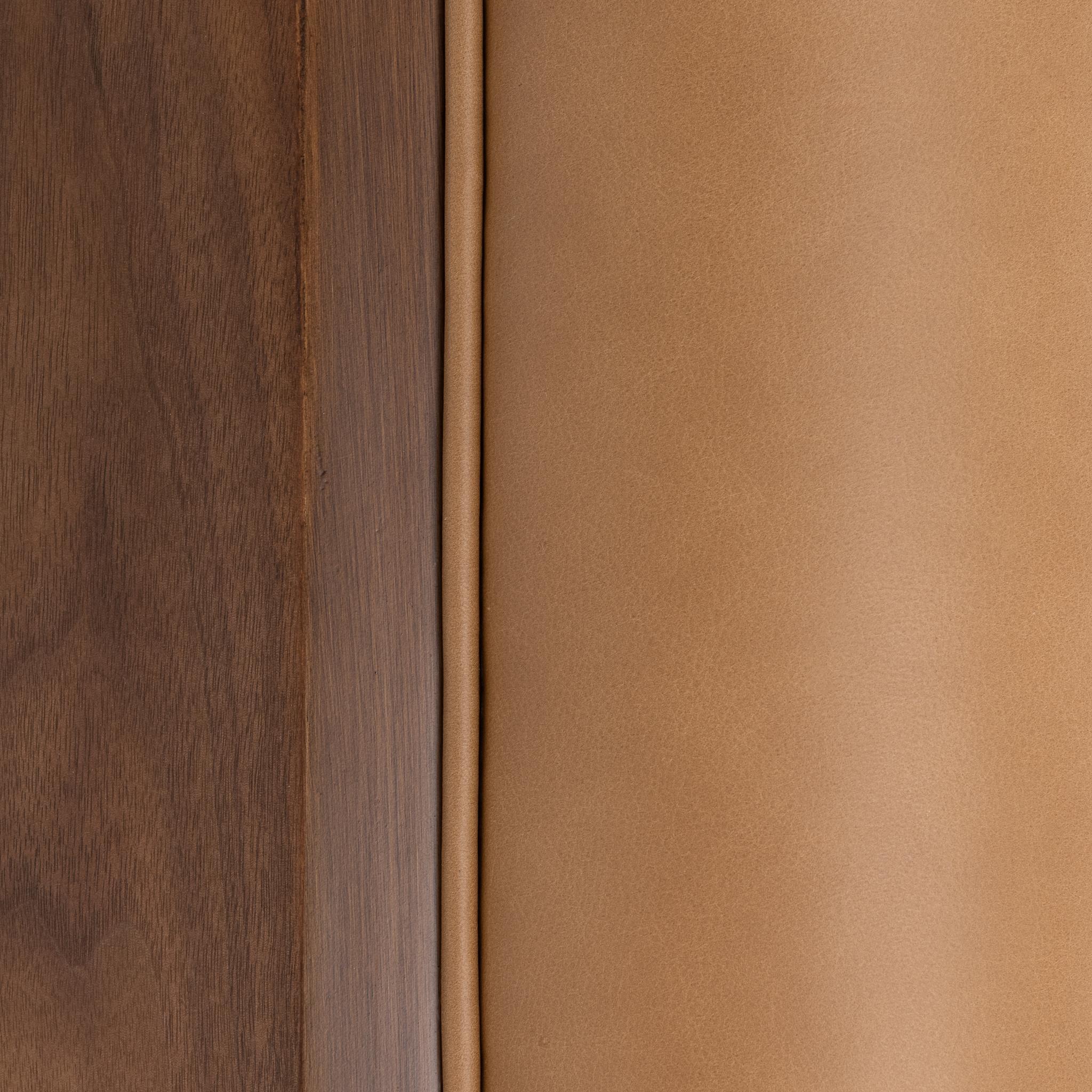 Myla - Swivel Accent Chair - Tan, alternate view 6 with top-grain leather