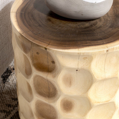 Keila - Accent Table - Natural, alternate view 7 with wood construction