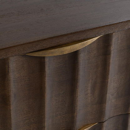 Baylee - 6 Drawer Dresser - Cocoa Brown, alternate view 7 with wood construction