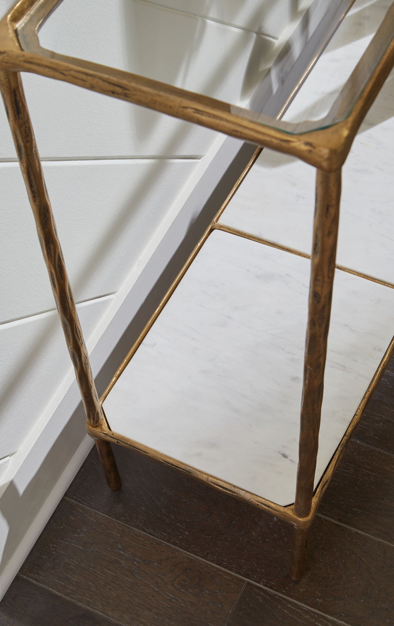 Ryandale - Console Sofa Table, alternate view 4 with marble