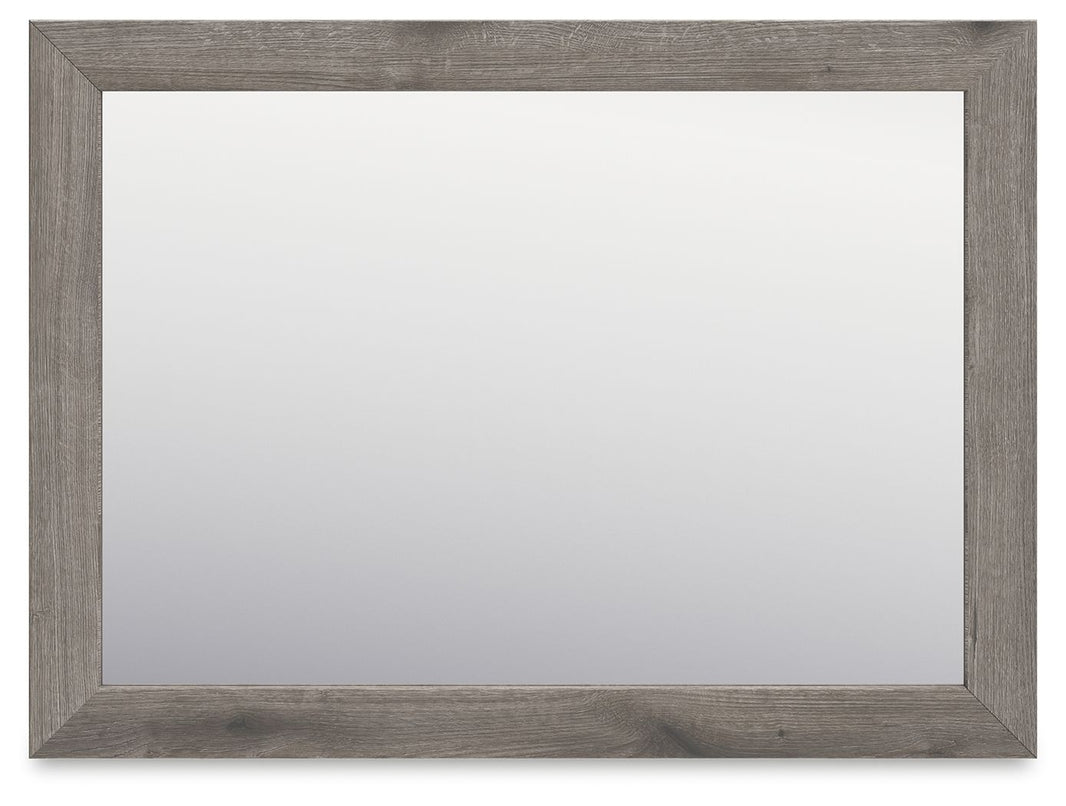 Graystorm - Bedroom Mirror - Brown Gray, alternate view 2 with engineered wood