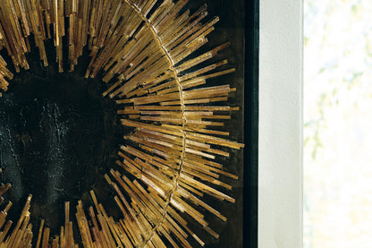 Buddins Wall Art Black / Gold Finish, gallery image 5