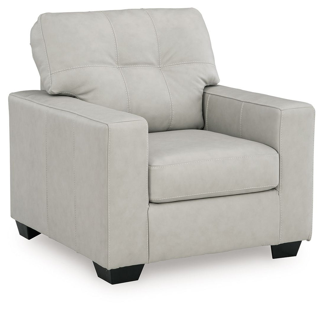 Santorine - Chair, alternate view 2 with faux leather