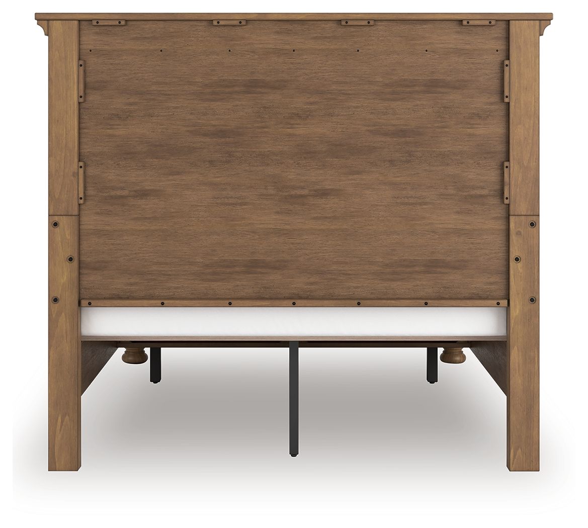 Feddinger - Panel Storage Bed, alternate view 5 with wood construction