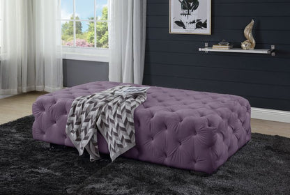 Qokmis - Sectional, alternate view 4 with velvet upholstery