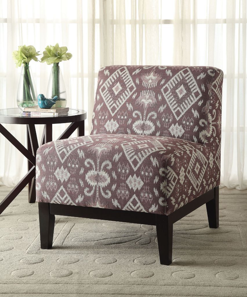 Hinte - Accent Chair, alternate view 2 with chenille upholstery