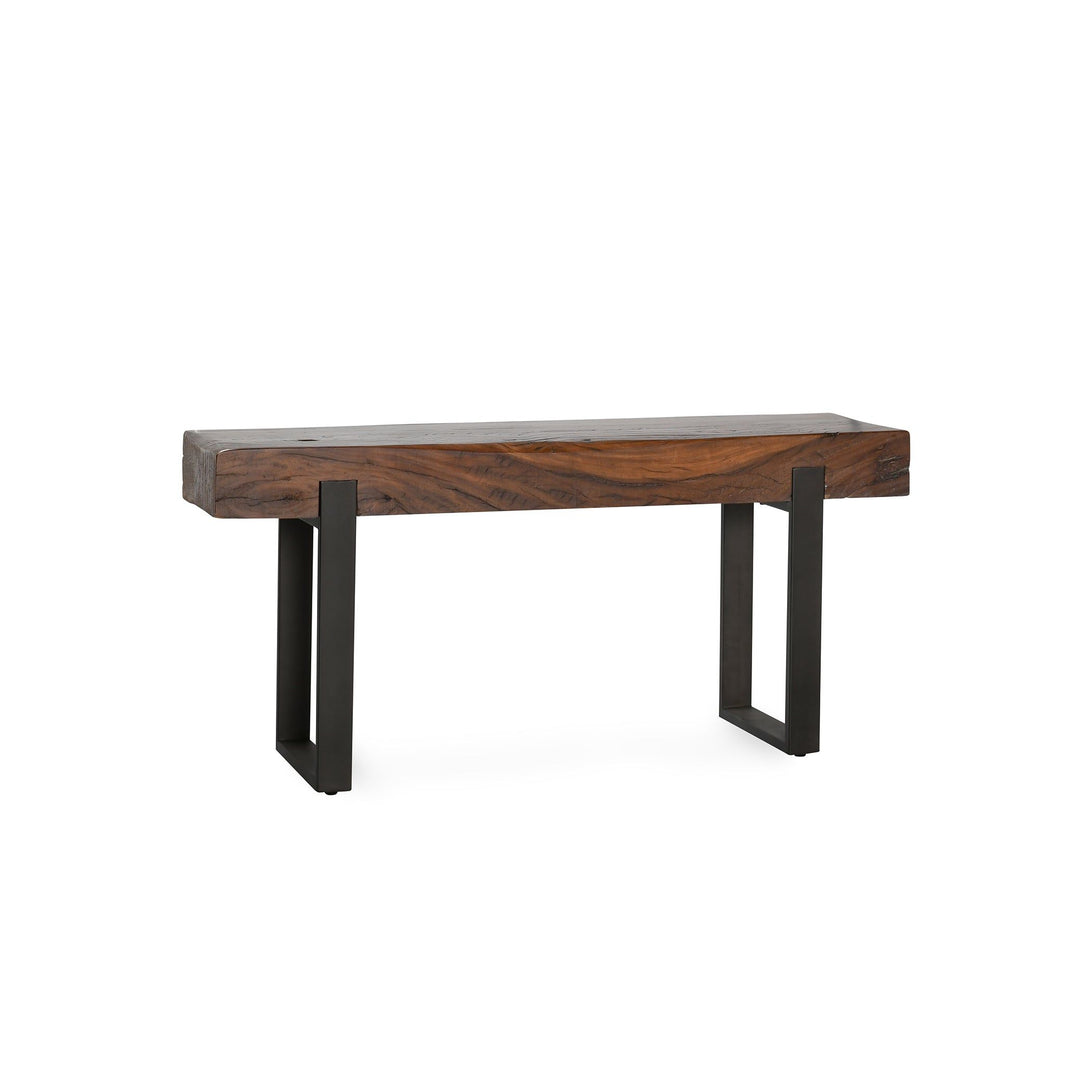 Duarte - Table, alternate view 2 with wood construction