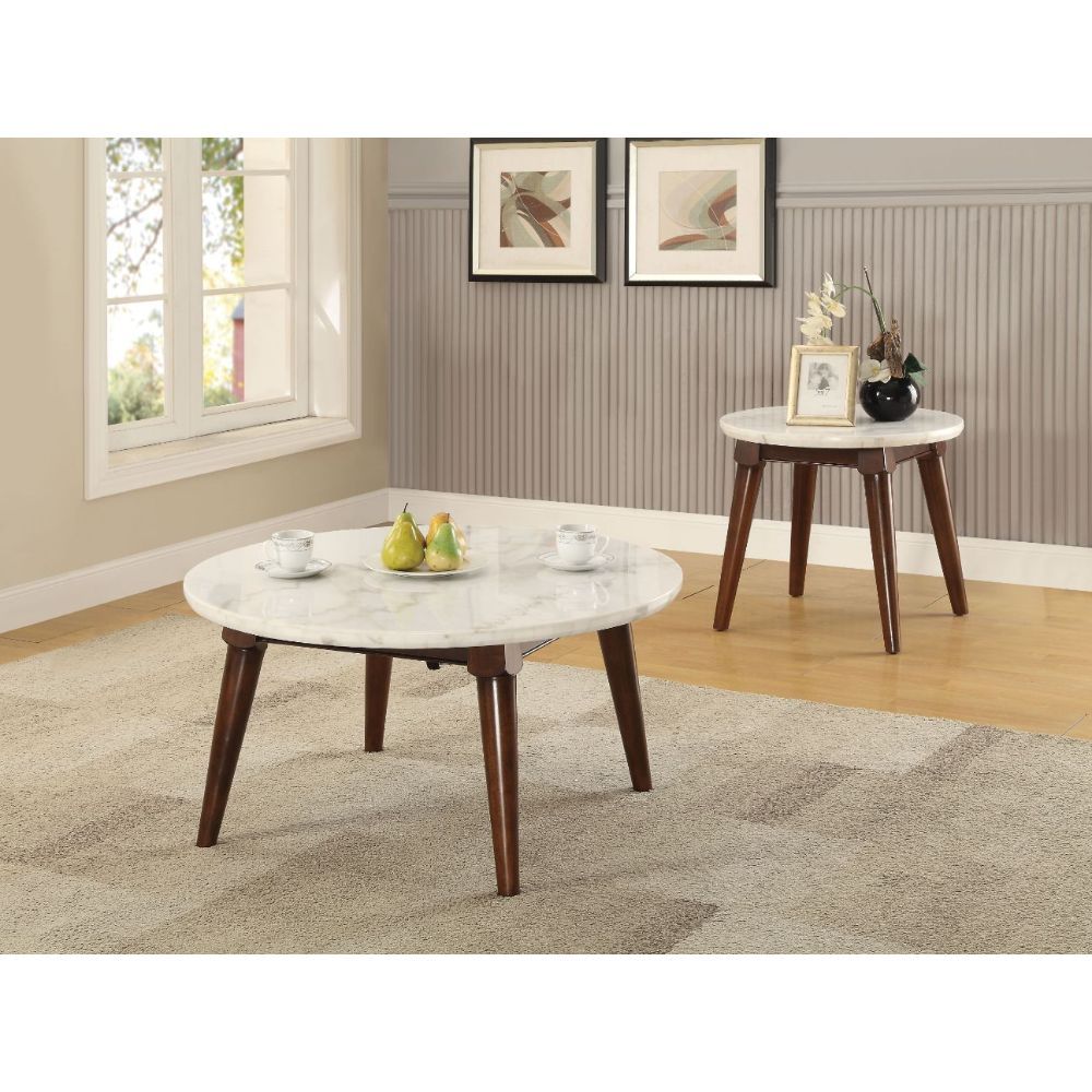 Gasha - Table, product view with marble