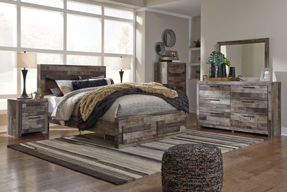 Derekson - Panel Bed, alternate view 39 with wood construction