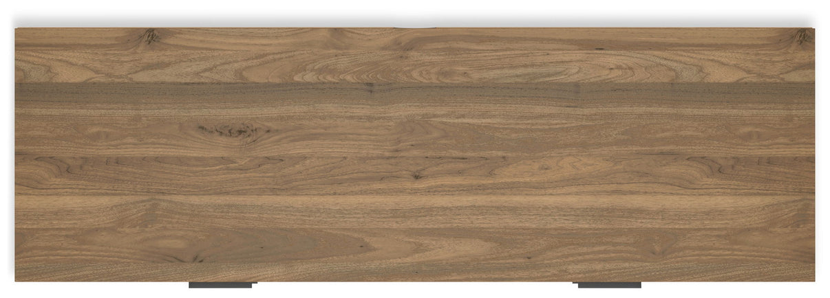 Deanlow - Six Drawer Dresser - Honey, alternate view 5 with engineered wood