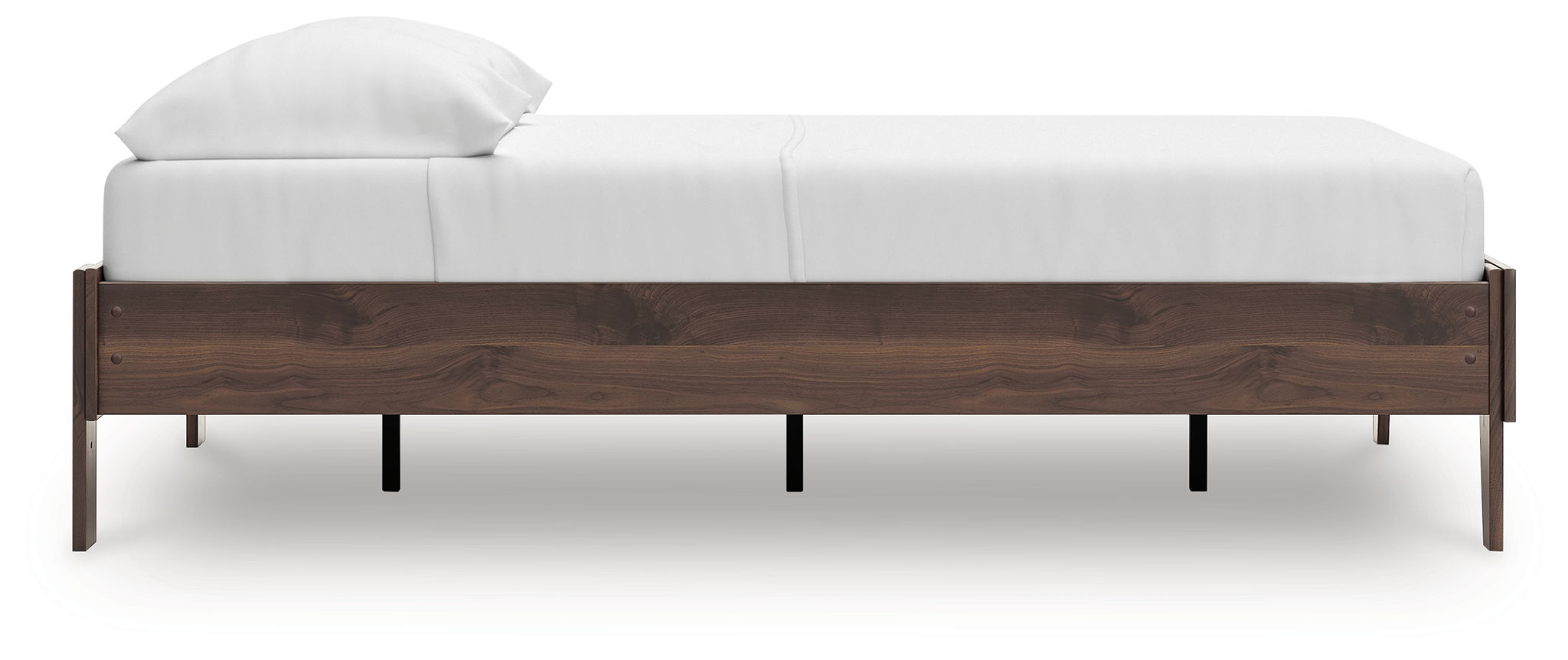 Calverson - Platform Bed, alternate view 3 with wood construction