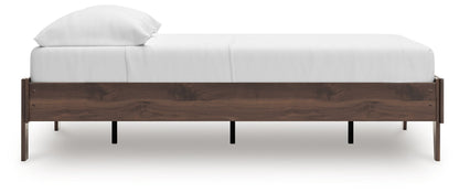 Calverson - Platform Bed, alternate view 3 with wood construction