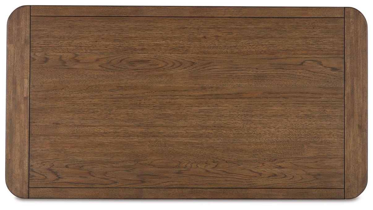 Cabalynn - Rectangular Cocktail Table - Light Brown, alternate view 6 with solid wood