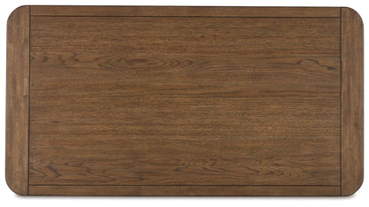 Cabalynn - Rectangular Cocktail Table - Light Brown, alternate view 6 with solid wood