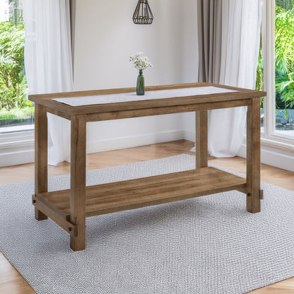 Martha II - Counter Height Table, alternate view 7 with wood construction