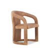 Archie - Dining Chair, product view with leather upholstery