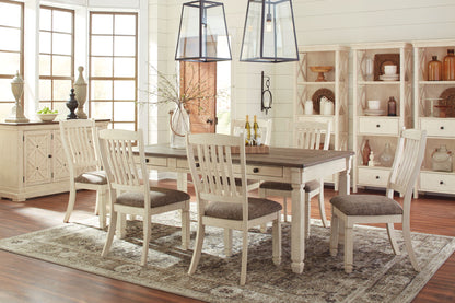 Bolanburg - Rectangular Dining Room Table - Beige, alternate view 5 with engineered wood