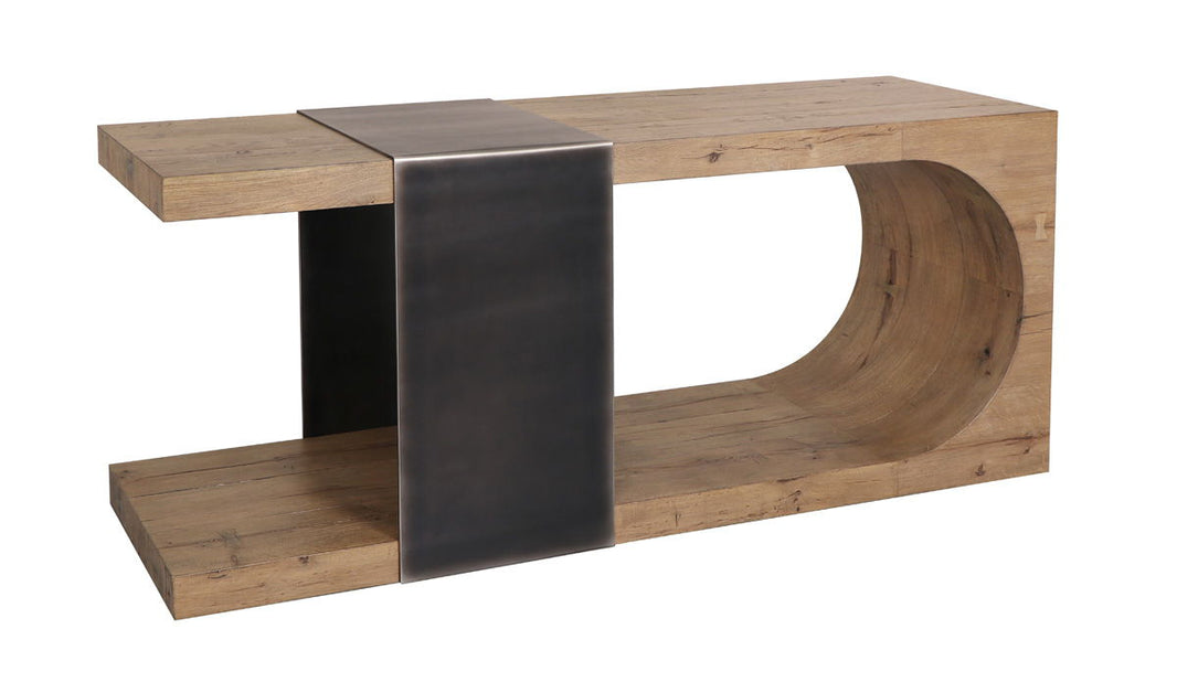 Danica - Console Table, product view with wood construction