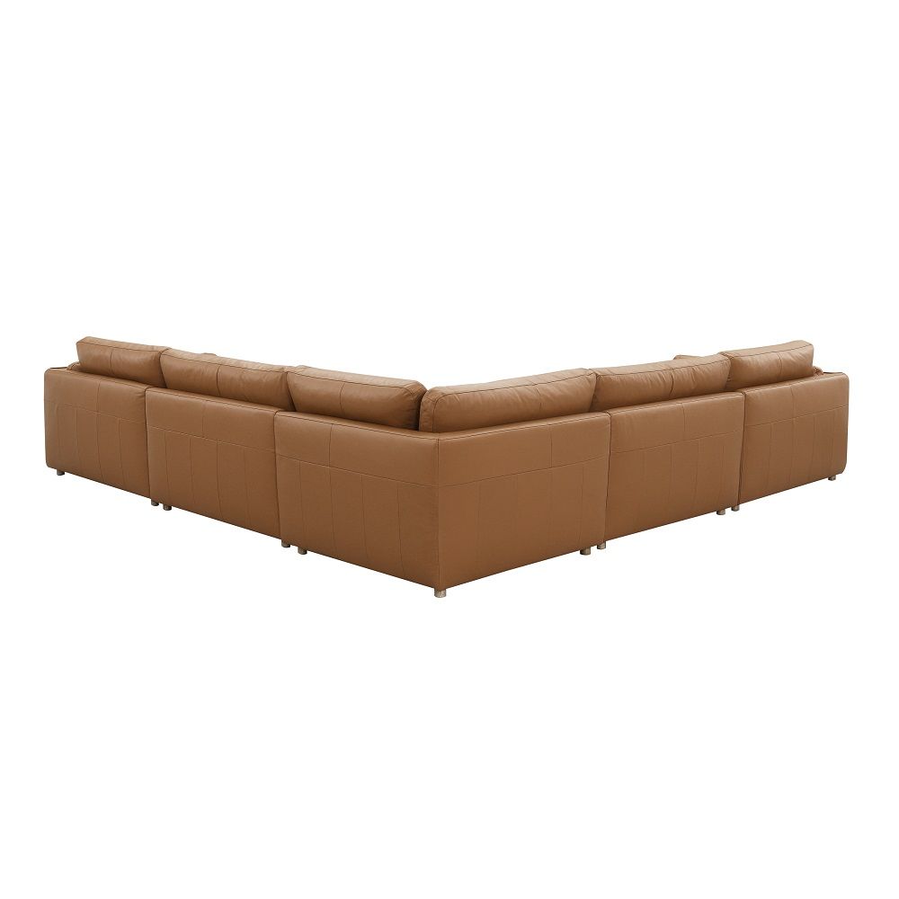 Brighton - Modular Arm Chair, alternate view 13 with top-grain leather