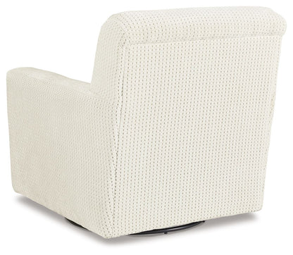 Herstow - Swivel Glider Accent Chair, alternate view 6