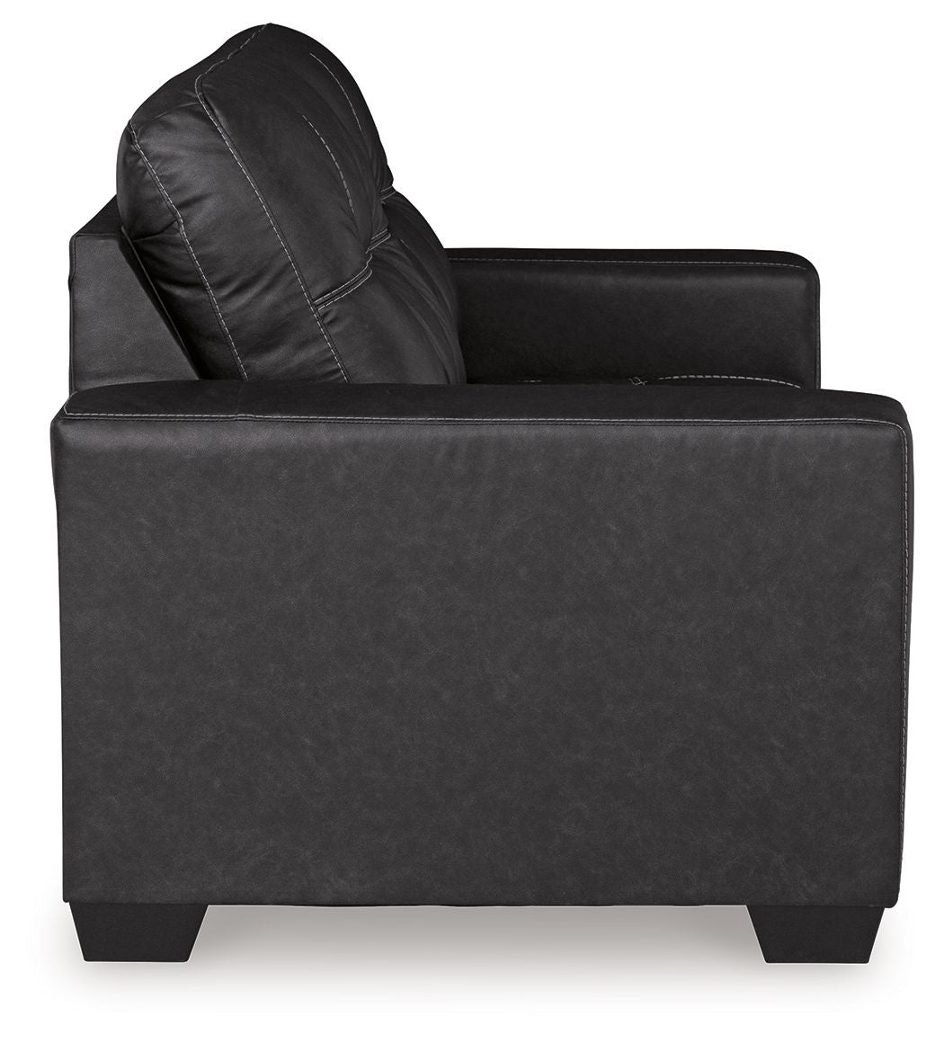 Barlin Mills - Living Room Set, alternate view 13 with faux leather