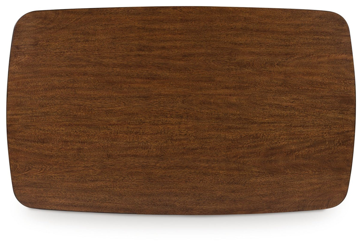 Tameride - Dining Room Table Set (Set of 5) - Brown, alternate view 7 with polyester fabric
