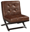 Sidewinder - Accent Chair, product view with faux leather
