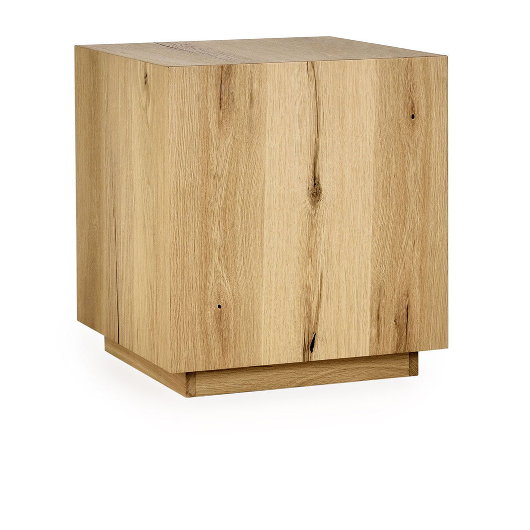 Layne - Square End Table, alternate view 2 with wood construction