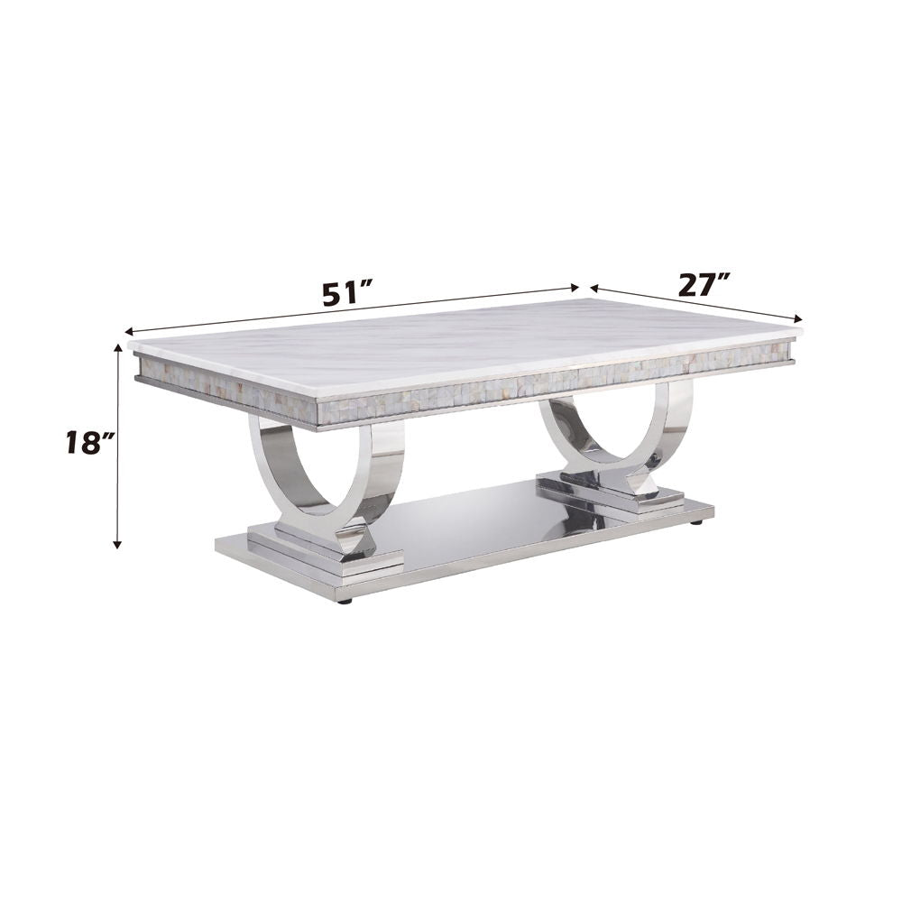 Zander - Table, alternate view 8 with marble