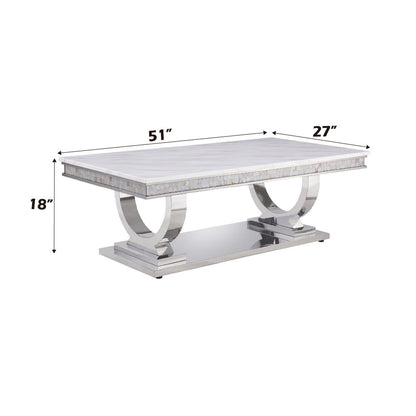 Zander - Table, alternate view 8 with marble