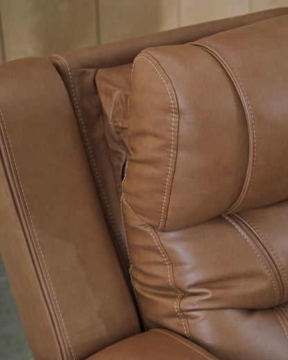 Knightington - Power Reclining Loveseat With Audio Seating