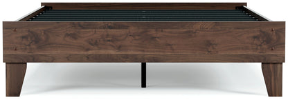 Calverson - Platform Bed, alternate view 4 with wood construction