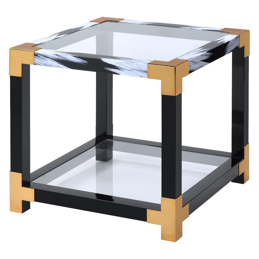 Lafty - Table, alternate view 2 with glass