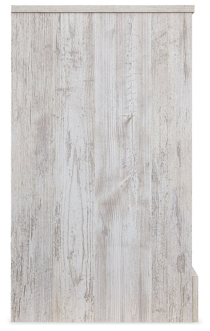 Paxberry - Six Drawer Dresser - Weatherworn - Whitewash, alternate view 5 with engineered wood