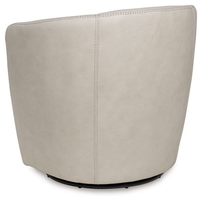 Kierreys - Swivel Chair, alternate view 19 with leather upholstery