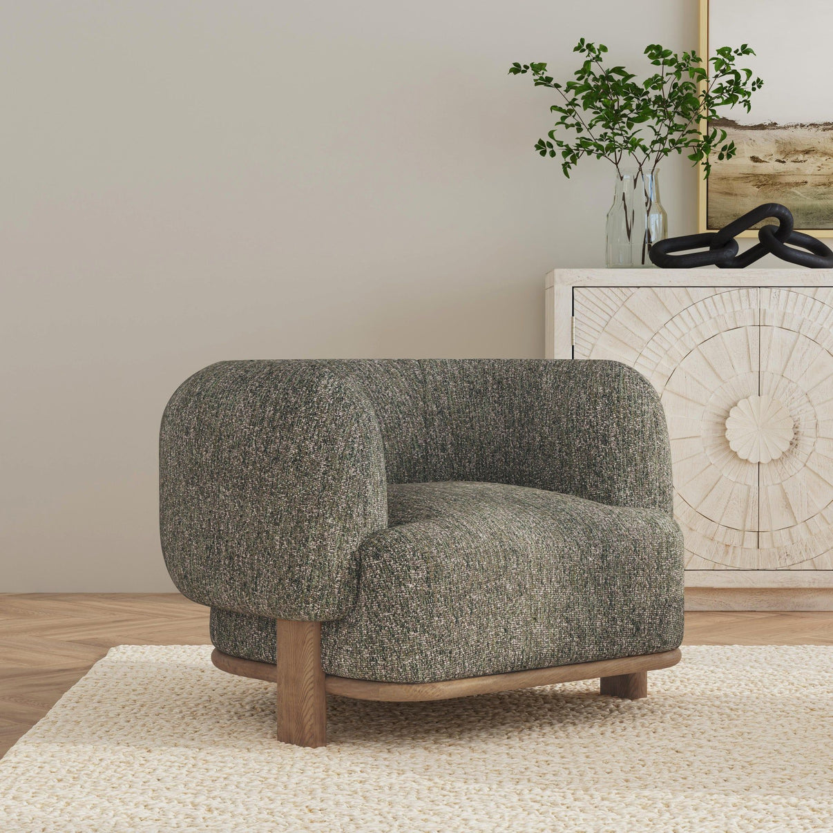 Pasadena - Accent Chair, alternate view 8 with polyester fabric