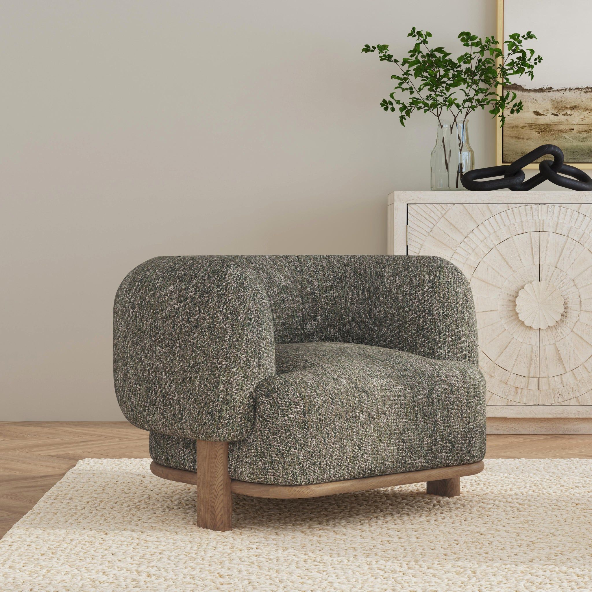 Pasadena - Accent Chair, alternate view 8 with polyester fabric