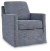 Nenana Next-Gen Nuvella - Swivel Glider Accent Chair, alternate view 2 with stone