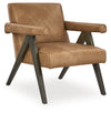 Goda - Accent Chair, alternate view 2 with faux leather