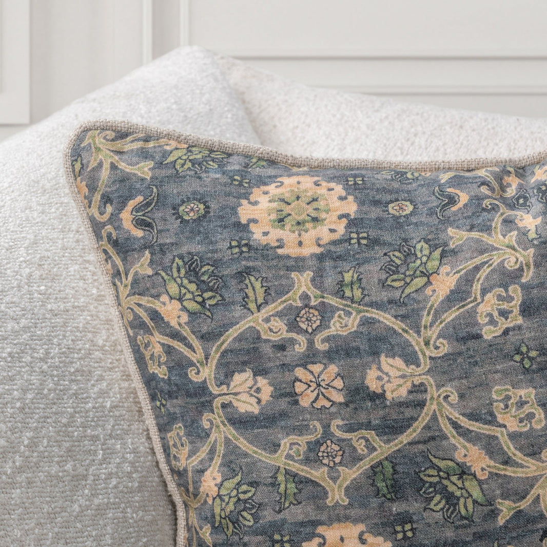 Ira - 22" x 22" Accent Pillow - Blue Sea Multi