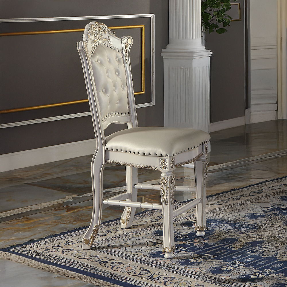 Vendome - Counter Height Chair (Set of 2), alternate view 2 with leather upholstery