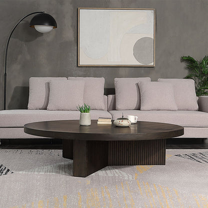 Guido - Coffee Table - Oak, alternate view 5 with wood construction