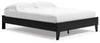 Finch - Platform Bed, product view with wood construction